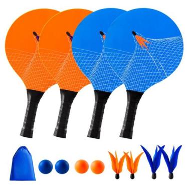 Imagem de Beach Paddle Ball Set U&C Planet Outdoor Family Game