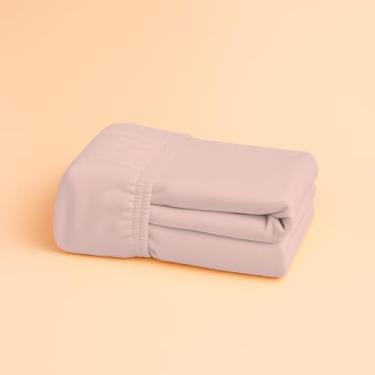 Imagem de Lençol Avulso Com Elástico Toque Macio Micro Percal Arte Cazza Branco Solteiro