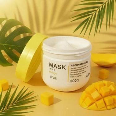 Imagem de Máscara Reconstrutora Coline Mango 300ml  Cabelos Danificados