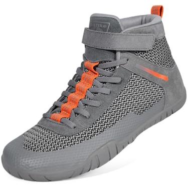 Imagem de Hsyooes Tênis esportivo masculino de luta livre, Cinza, 12 Wide