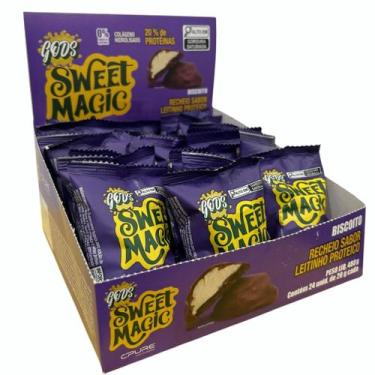 Imagem de Sweet Magic Biscoito C/ Whey Sabor Leitinho 24Un Canibal - Canibal Inc