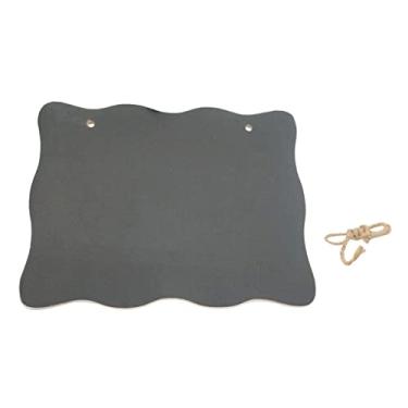 Imagem de Xiaojikuaipao Quadro de notas de madeira para letras de giz, placa de cozinha quadro de giz