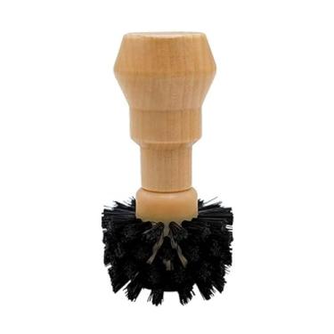 Imagem de Escova de limpeza pequena de café em pó, máquina de café, broche, varrer cabeçalho (preto)