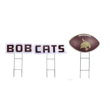 Imagem de Proformance Home NCAA BYU Cougars Pacote com 3 placas de jardim