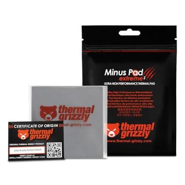 Imagem de Thermal Grizzly Minus Pad Extreme 2 - Almofada térmica de alto desempenho 100 x 100 x 2,0 mm - Condutividade térmica superior, sem endurecimento - ideal para GPU, SSD, RAM, consoles de jogos