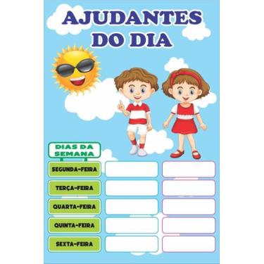 Imagem de Banner Arte Pronta - Ajudante Do Dia Solzinho - 3M