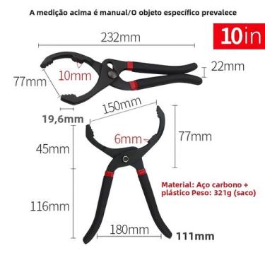 Imagem de Ferramenta De Desmontagem Para Filtro De Óleo De Carro E Caminhão De 1