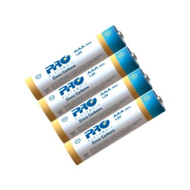 Imagem de Tubo 60 Pilhas Proeletronic Pqpc-aaa4 Zinco - 15 Packs Com 4 Unidades