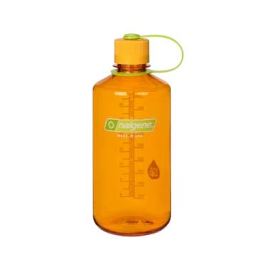 Imagem de Nalgene Garrafa de água Sustain Tritan livre de BPA feita com material derivado de 50% de resíduos de plástico (usando equilíbrio de massa certificado ISCC), 473 ml, boca estreita, laranja marmelada