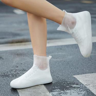 Imagem de Botas de Chuva À Prova de Chuva À Prova de Areia Engroso Silicone Sapato Cobre Acampamento Botas de Chuva Reutilizáveis Overshoes