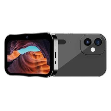 Imagem de Câmera de Vídeo Digital 4K CCD 64MP com 3 Lentes Painel Polegadas 16X Flash Interno Visão Noturna IR Gravação Áudio Reprodução Música Modo Filme Bateria Interna para Estudantes Adolescentes Festival