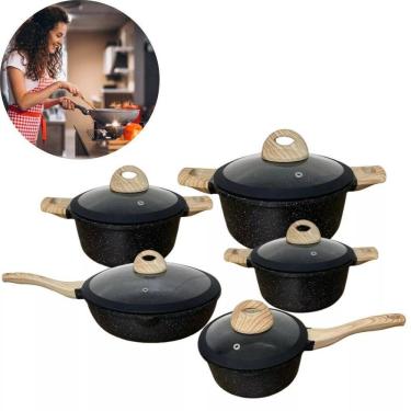 Imagem de Kit De Panelas Cores Ideal Como Presente De Natal