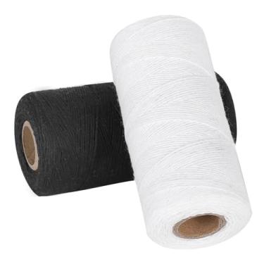 Imagem de Máquina de Bordar Fio Urdidura Tecelagem Algodão Girando 250 Metros para Tapetes Fitas Cobertores Máquina de Tecelagem Preto Branco