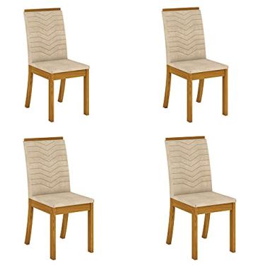 Imagem de Conjunto 04 Cadeiras Estofadas Isa Henn