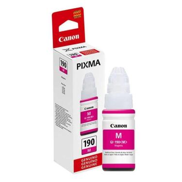 Imagem de Tinta Impressora Original Canon Gi-190 Magenta 70ml