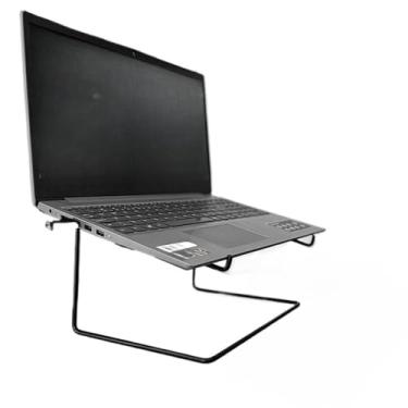 Imagem de Suporte Articulado ，Apoiador de Notebook Suporte/Apoio para Notebook Fixo Preto Pratico Qualidade Facil