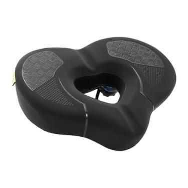 Imagem de Vaveren Selim de bicicleta extragrande, ergonômico e versátil para homens e mulheres. Selim largo de substituição para bicicletas de estrada para adultos.