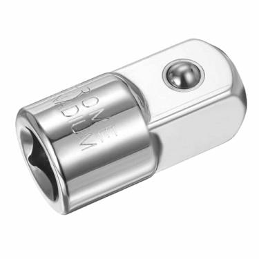 Imagem de HARFINGTON Adaptador de soquete de impacto 1/5.1 cm fêmea para 3/10.2 cm macho aumento de unidade quadrada conversor SAE padrão chave de impacto chave catraca disjuntor barra conversão, prata