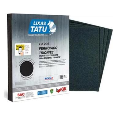 Imagem de Lixa Ferro Aço Remoção de ferrugens, tintas aplicadas em metais, desba