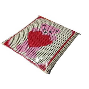 Imagem de Kit para iniciantes em bordado em tela, incluindo fios, agulhas e manual de tapeçaria com meia agulha(016)