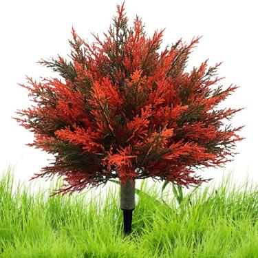 Imagem de Cedro sintético – Árvores realistas para decoração de de casa – fácil manutenção, plantas artificiais de 61 cm de altura para quintal, , paisagismo, passarela, quintal, jardim e