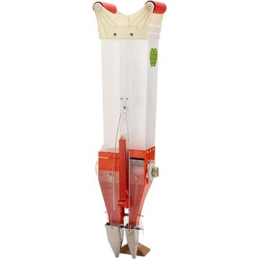 Imagem de Transplantador de vegetais, espalhador de fertilizantes de sementes, amendoim, semeador de fertilizante de furo duplo, máquina de semeadura doméstica, com kit de acessórios adequado para semear milho