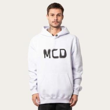 Imagem de Moletom MCD Canguru Fechado Fade Branco-Unissex