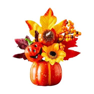 Imagem de Fxzqgnh Abóbora de Outono, Enfeite de ação de Graças, Ideal para Mesa, Casa, Lareira, Centro de Mesa E Festas, Style H, Tamanho real