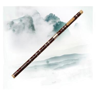 Imagem de Flauta de bambu, flauta profissional, imitação de ébano, flauta transversal, flauta amarga (tecla F)