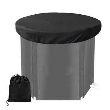 Imagem de Capa Para Banho Gelado,De Banheira Para Terapia Fria,Proteção Elástica para Balde de Banho Gelado - Para Viagem Campismo Ginásio Quintal Recuperação Atlética SPA Piscina