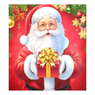 Imagem de SEHANY Capa magnética para lava-louças de Papai Noel, adesivos magnéticos para decoração de Natal antiarranhões para painel de geladeira e lava-louças, decoração de Natal de cozinha doméstica 58 x 66