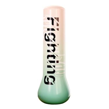 Imagem de harayaa Saco de pancada infantil para exercícios, equipamento esportivo, saco de boxe estável, brinquedo de coluna para treinamento interno de luta livre e, Rosa, 1.2m