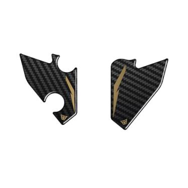 Imagem de Resin Bike Adesivos 3D de motocicleta compatíveis com Honda CB1000 Hornet SP 2025. Almofada de calcanhar de proteção de bicicleta contra batidas e arranhões. Par de adesivos de resina 3D Gadget Moto