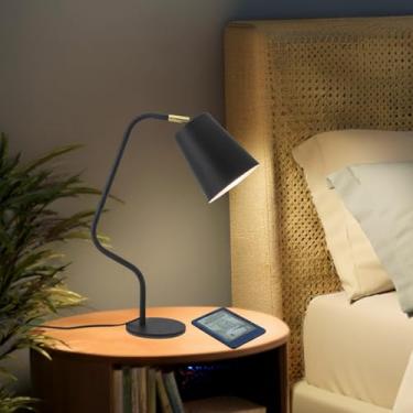 Imagem de Luminária de Mesa TWIST Vetta,Dimerizável 3 Níveis,Led 9W Quente,Articulada 360°,Design Autoral, Base Sòlida