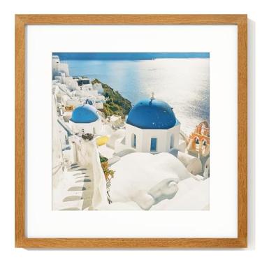 Imagem de Axeman Porta-retrato 40,6 x 40,6 cm com tapete para 30,5 x 30,5 cm - Moldura quadrada de madeira com vidro temperado, moldura quadrada de madeira 40,6 cm x 40,6 cm para fotos de arte e impressões