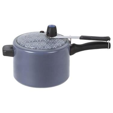 Imagem de Panela de Pressão Pressionella Antiaderente de 4.5 Litros, Azul, Ramos