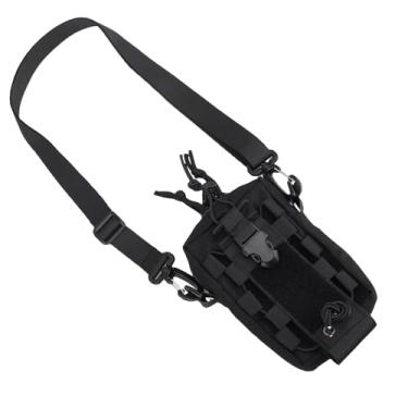Imagem de Generic Bolsa de Suspensão de Cintura, Mochila Com Fivela Ajustável, Material de Nylon de Maconha (Preto)