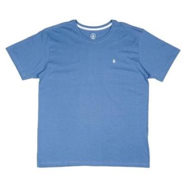 Imagem de Camiseta Volcom Stone Blanks Azul-Masculino