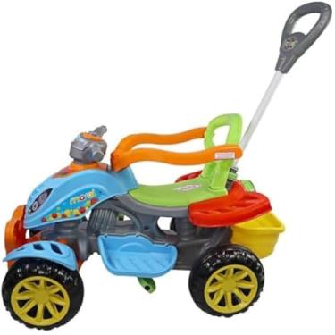 Imagem de Quadriciclo infantil, passeio, divertido, criancas, rodas resistentes, seguranca, cor vibrante, pequeno