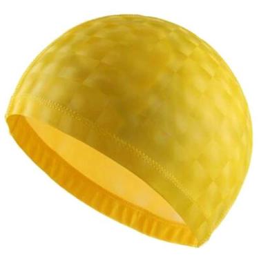 Imagem de Touca De Natação Em Tecido PU plus Size Para Homens E Mulheres Com Pro