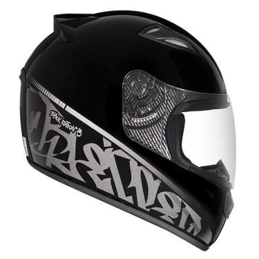 Imagem de Capacete Ebf New Spark Black Edition 3 Prata Fosco Moto-Unissex