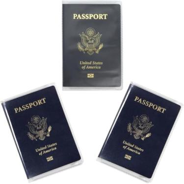 Imagem de kit com 3 Porta Passaporte E Documentos De Viagem