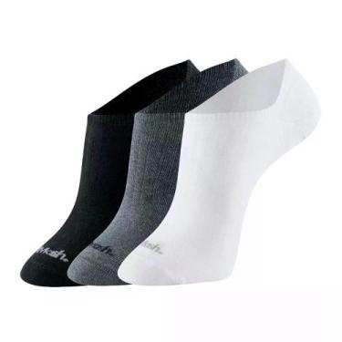 Imagem de Meia Casual  Cano Médio Sem Punho Mash, Cinza mescla escuro, 39-44