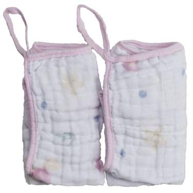 Imagem de Pano de Boca Babete Soft para Bebê 2 Unidades Baby Joy, Fundo do Mar
