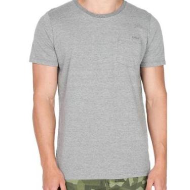 Imagem de Camiseta Colcci Masculina Pocket Authentic Trademark Cinza Mescla-Masculino