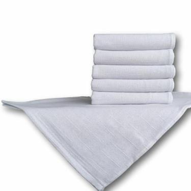Imagem de Pano de Prato Alvejado Kit Com 12 Artesanato Gourmet 68x50cm - AMABILE