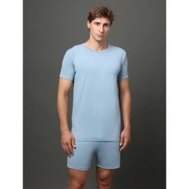 Imagem de Pijama Masculino Camiseta e Bermuda Modal Calvin Klein Underwear-Masculino