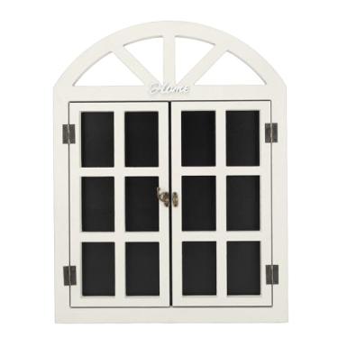 Imagem de Yosoo Sinal de Quadro Pendurado, Quadro de Janela de Madeira Em Forma de de Com Placa de Mensagem Suspensa para Cafeterias, Restaurantes, Casamentos (7702A-02)