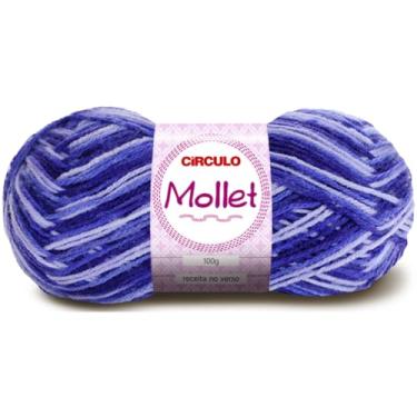 Imagem de Fio Mollet Círculo 100g 200m Lã Acrílica Tricô Crochê Artesanato Touca Cachecol Inverno Novelo (9563# - VINHEDO)