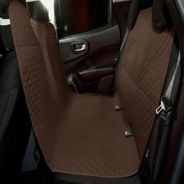 Imagem de Kit 3 peças Protetor de Banco Veicular Dianteiro e Traseiro Impermeável Universal (Marrom)
